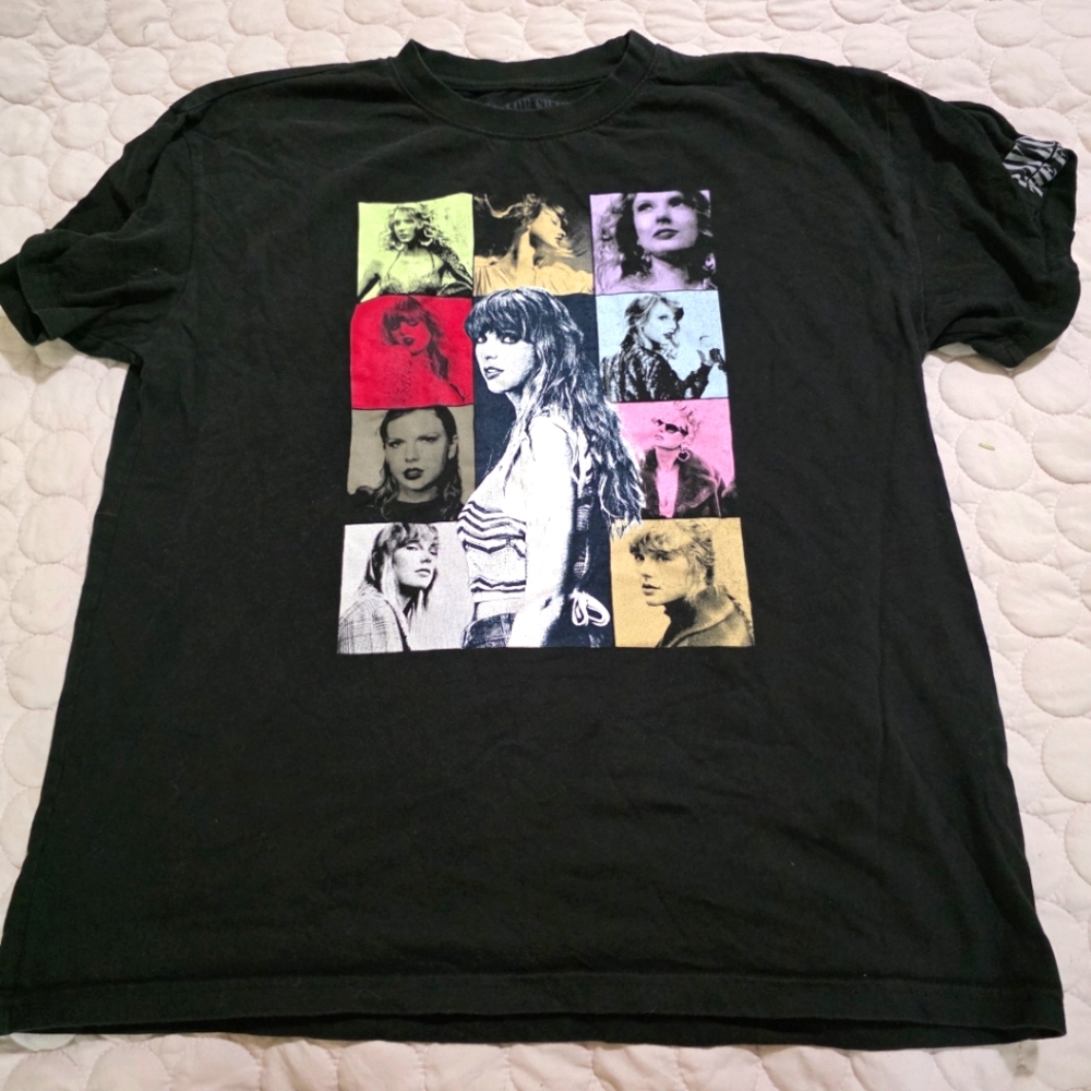 Taylor Swift The Eras Tour Black T-Shirt